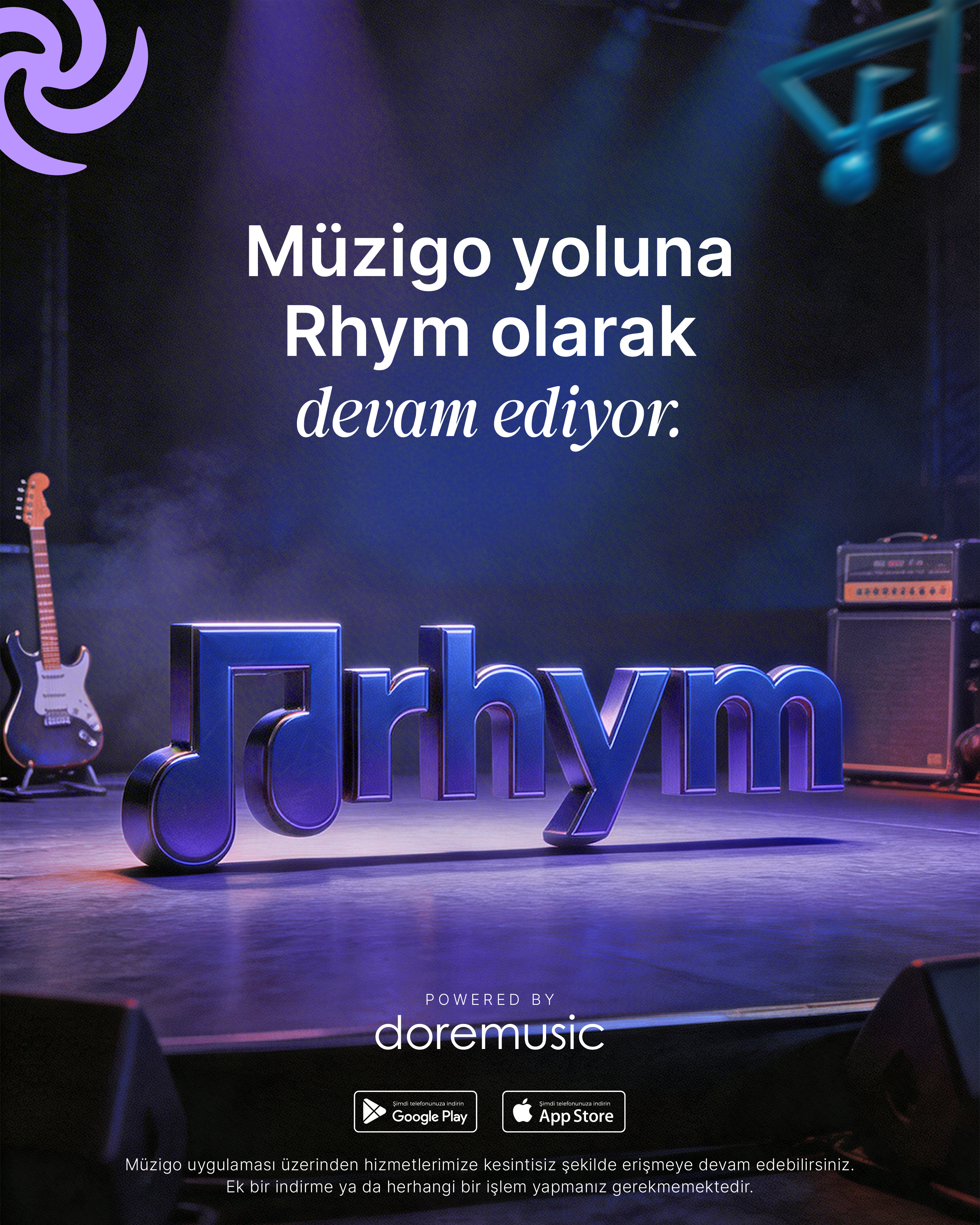 Müzigo yoluna Rhym olarak devam ediyor